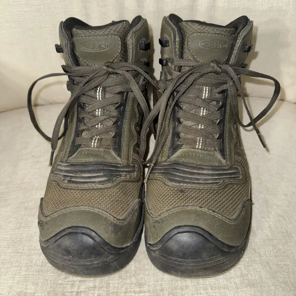 Keen Work Boots Reno KBF WP Carbon Toe Waterproof 1027102D Mens Size 9D Sturdy